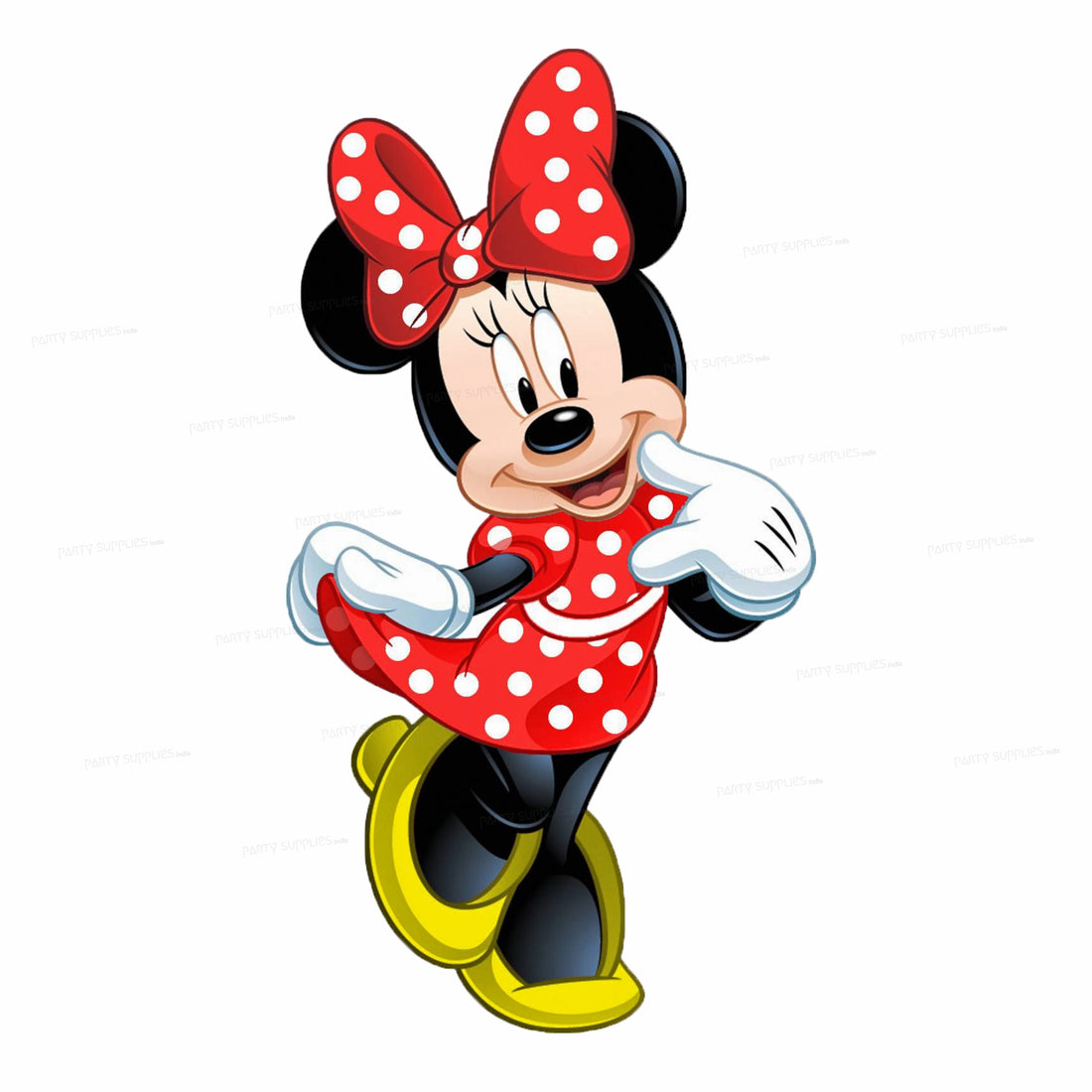 Minnie Mouse Pose Theme Cutout