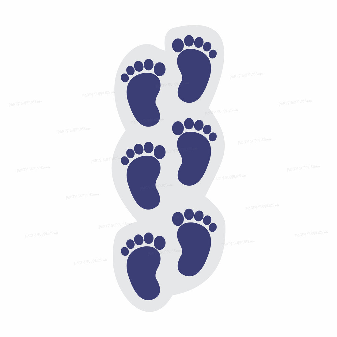 Little Krishna Foot Steps Theme Cutout