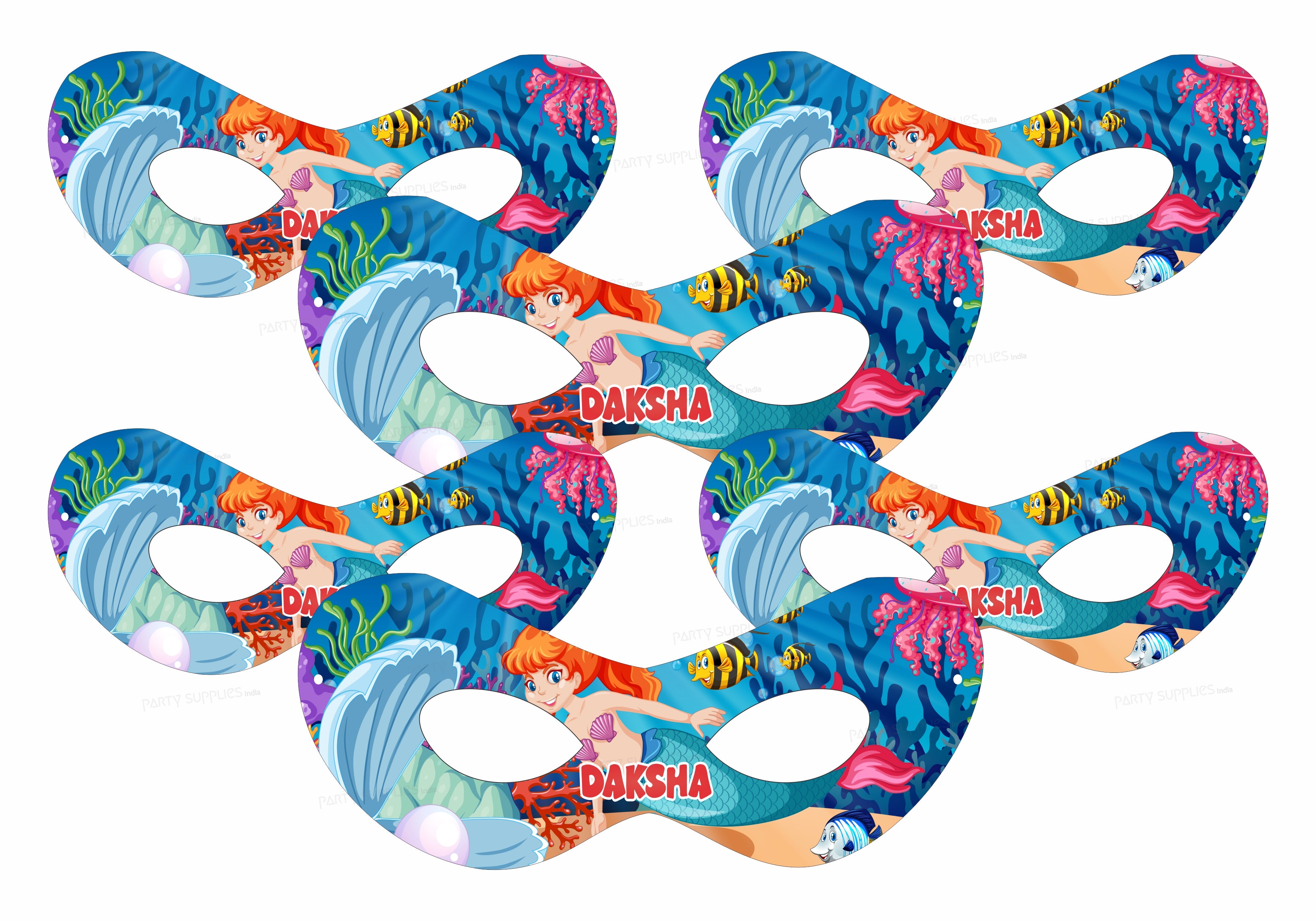 Mermaid Theme Customized Eye Mask