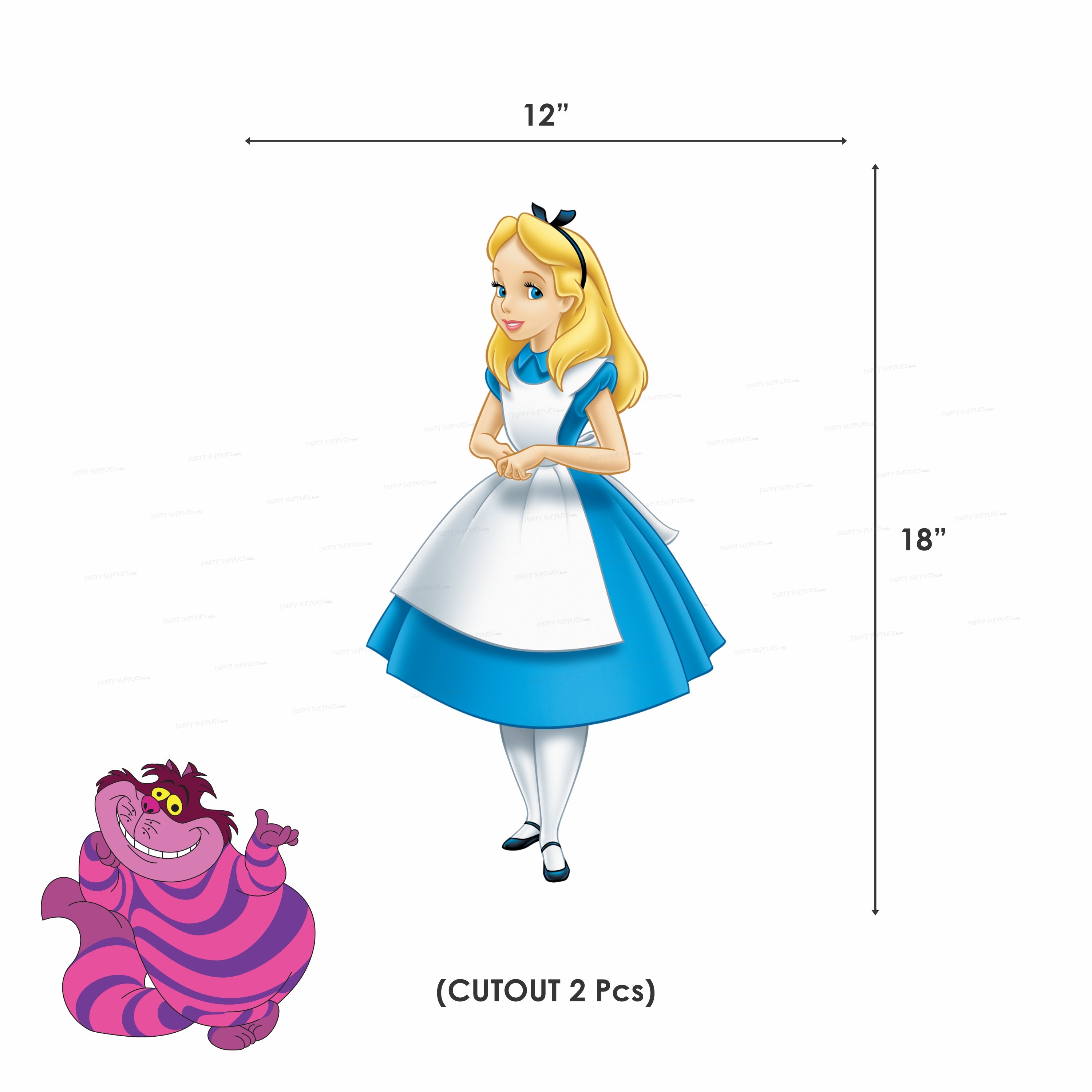 Alice in Wonderland Exclusive Theme Kit Birthday Party Supplies Party Supplies India