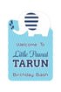Blue Elephant Theme Customized Welcome Board - image 1 of 3 | Party Supplies India