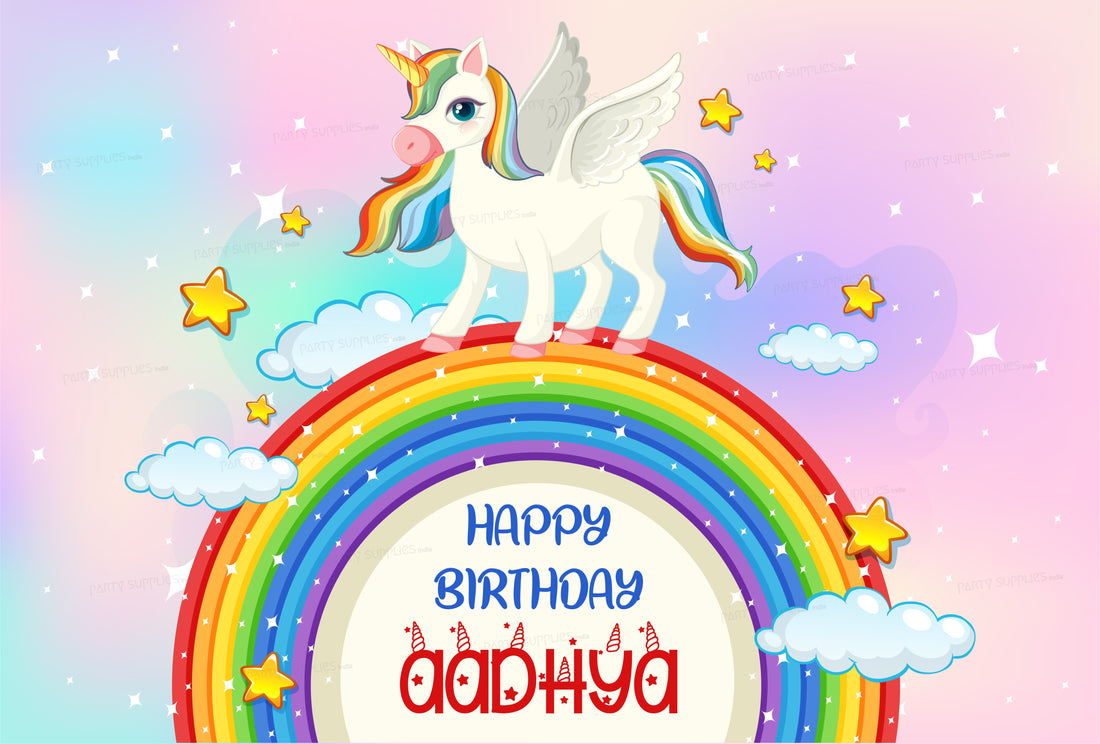 Unicorn Theme Customized Backdrop