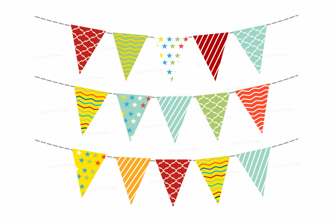 Circus Theme Colourful Flag Hanging