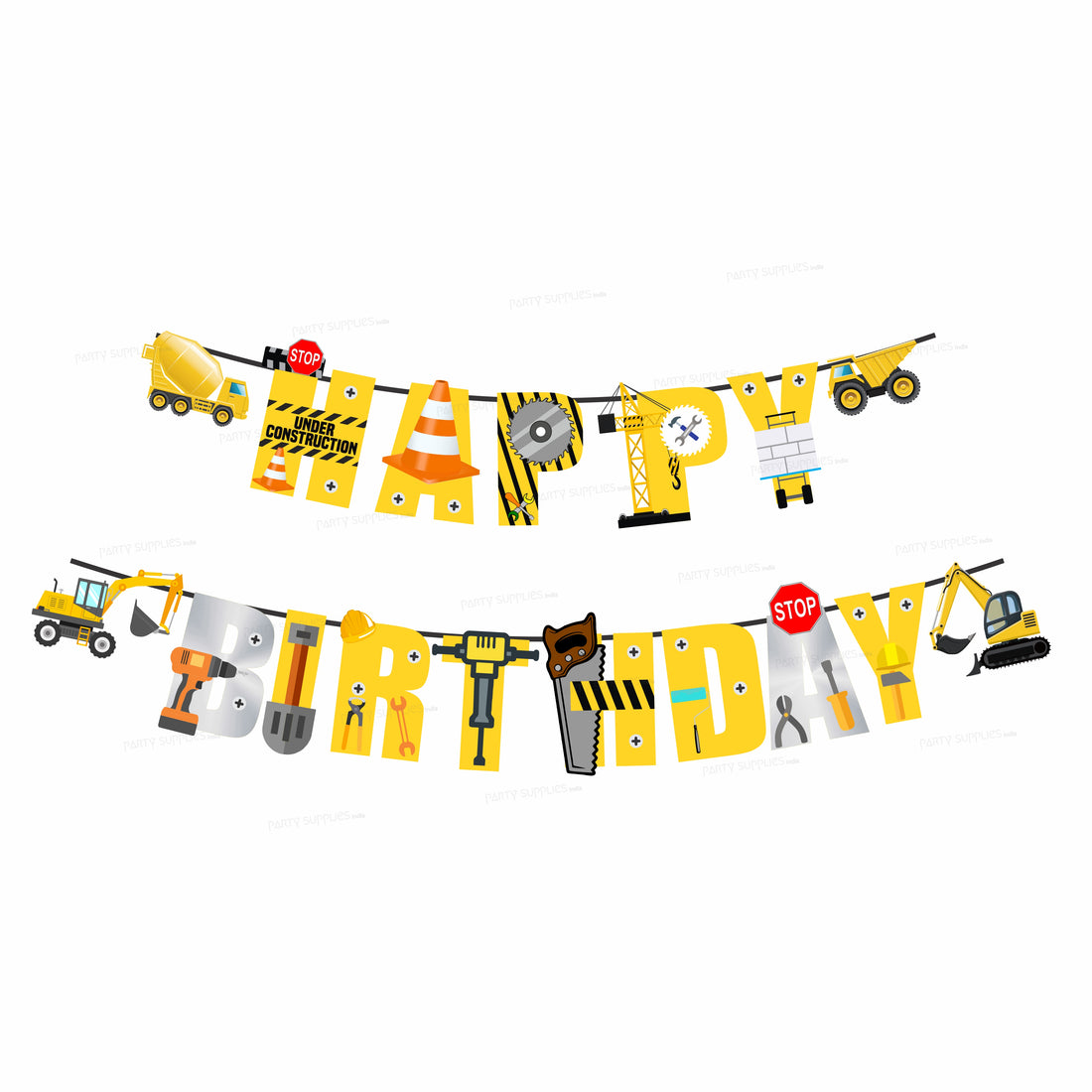 Construction Theme Customized Hanging
