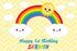 Sunshine Theme Boy Backdrop - 6X4 fT. - image 1 of 7 | Party Supplies India