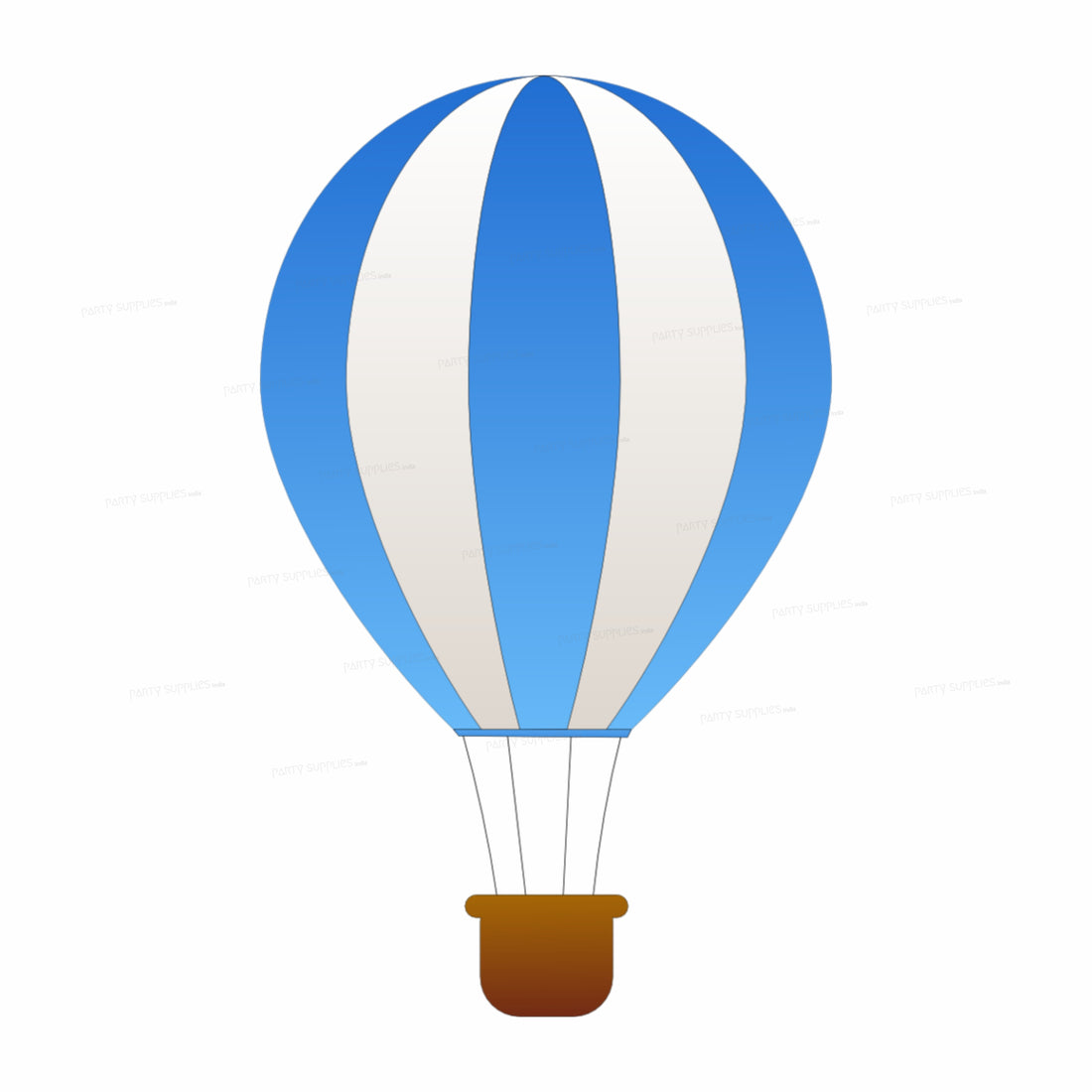 Hot Air Theme Boy Blue Parashoot Cutout