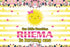 Sunshine Theme Girl Personalized Backdrop - 6X4 fT. - image 1 of 7 | Party Supplies India