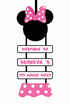 Minnie Mouse Theme Fancy Door Poster - image 1 of 3 | Party Supplies India