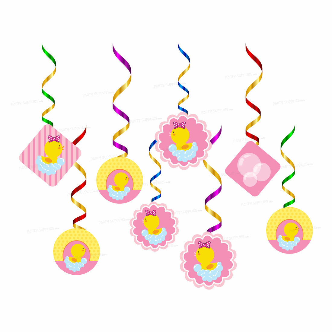 Duck Theme Girl Swirls