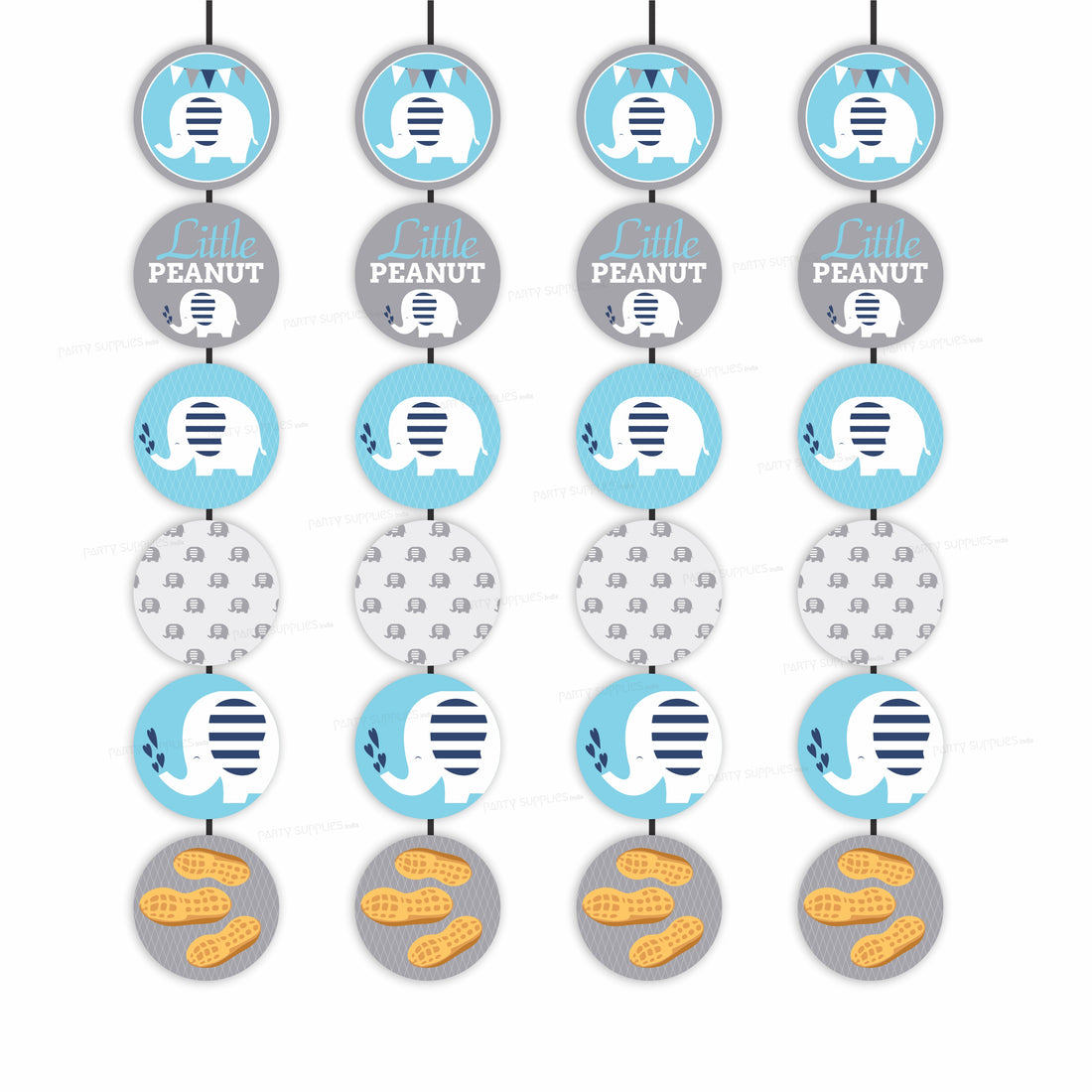 Blue Elephant Theme Dangler