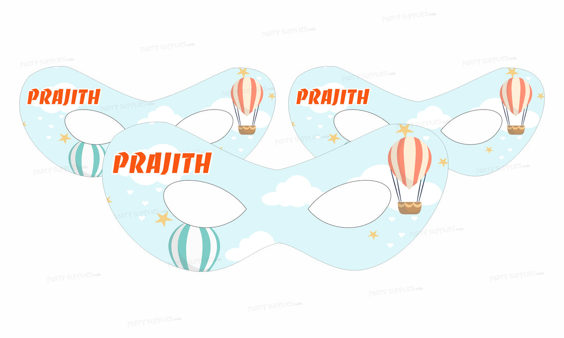 Hot Air Theme Boy Customized Eye Mask