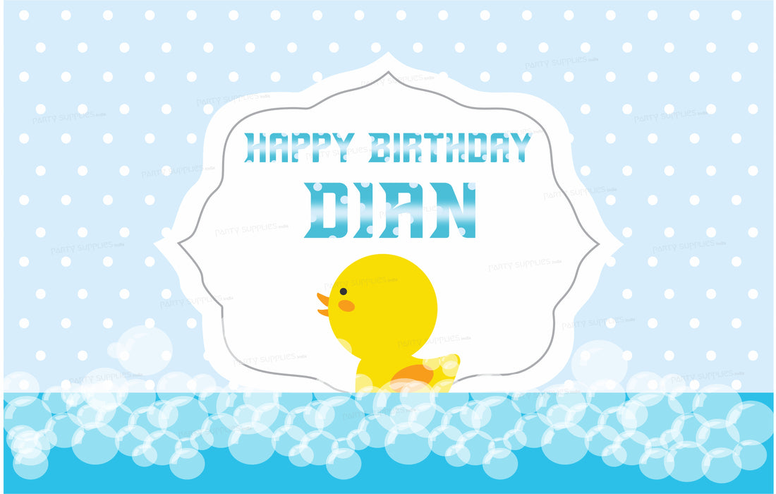 Duck Theme Boy Backdrop