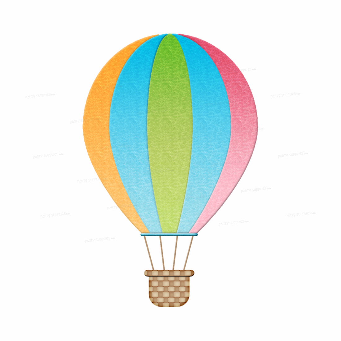 Hot Air Theme Boy Cutout