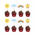 Sunshine Theme Boy Cup Cake Topper - image 1 of 3 | Party Supplies India