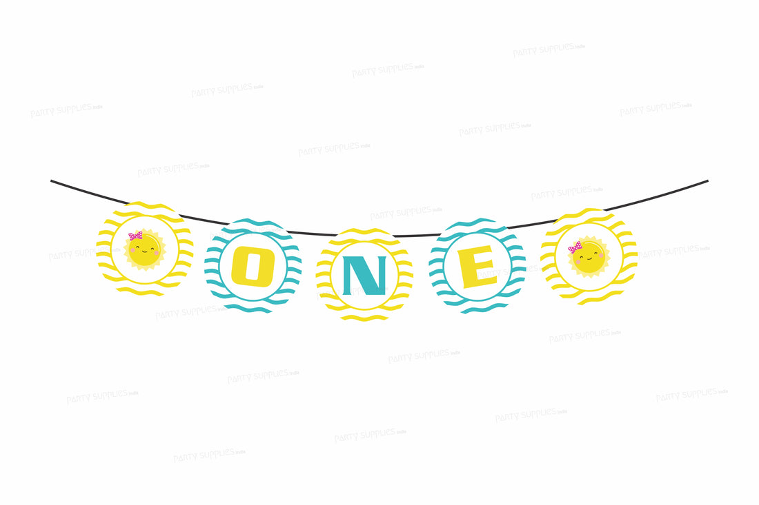 Sunshine Theme Girl Personalized with Age Hanging