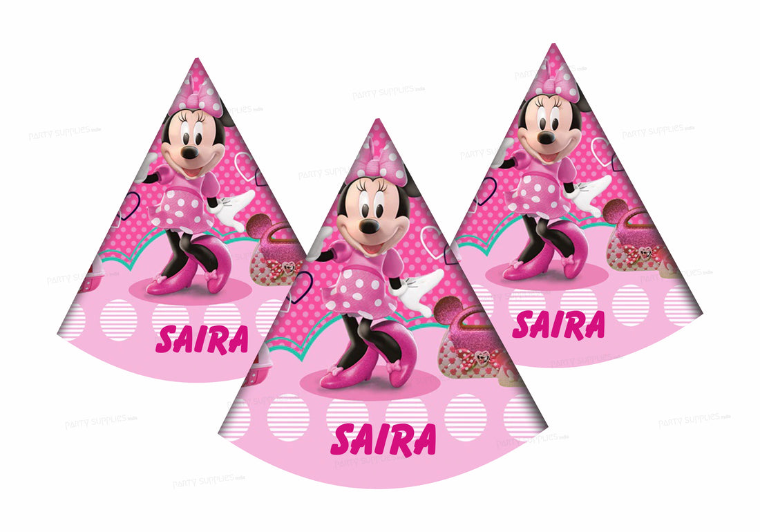 Minnie Mouse Theme Baby Name Hat