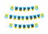 Duck Theme Boy Name Flag Hanging - image 1 of 3 | Party Supplies India