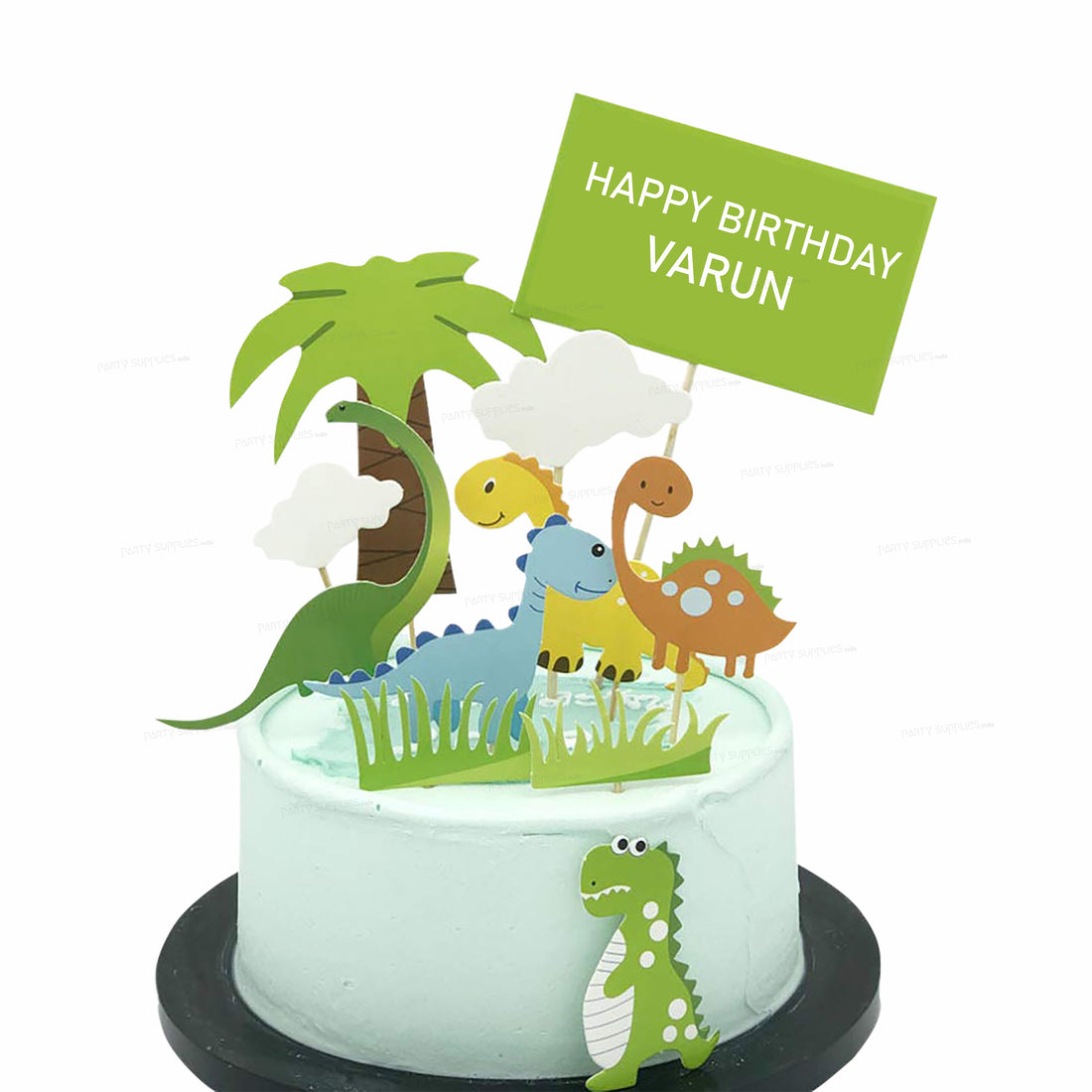 PSI Dinosaur Theme Customized Cake Topper