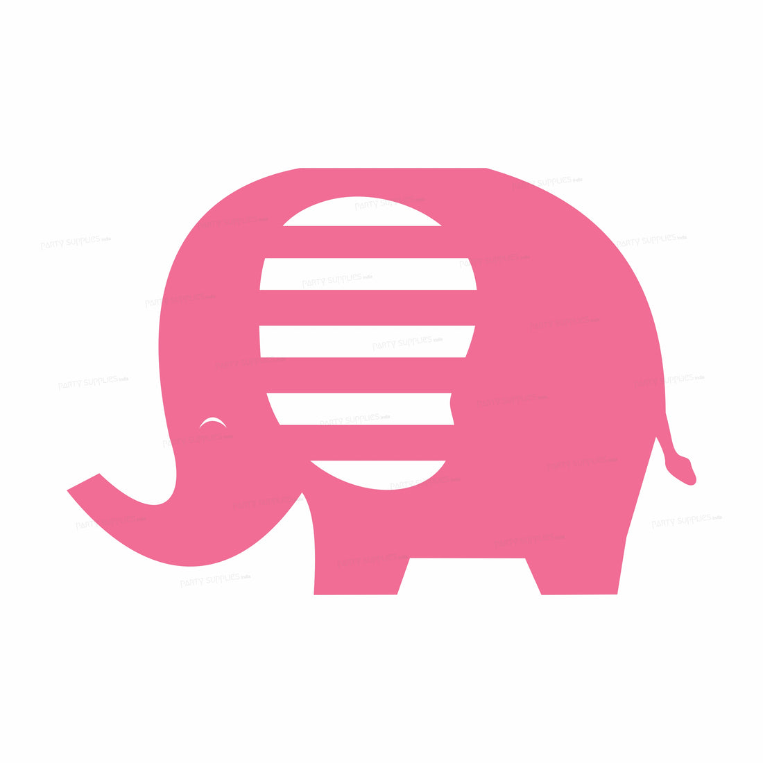Pink Elephant Theme Cutout PNE-03