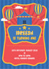 Circus Theme Personalized Invite - image 1 of 2 | Party Supplies India