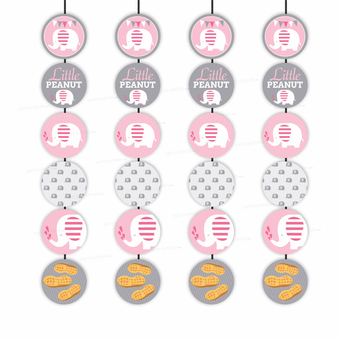 Pink Elephant Theme Dangler