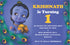 Little Krishna with Apple Theme Invite - image 1 of 3 | Party Supplies India
