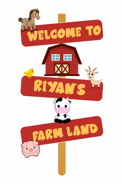 PSI Farm Theme Customized Door Poster