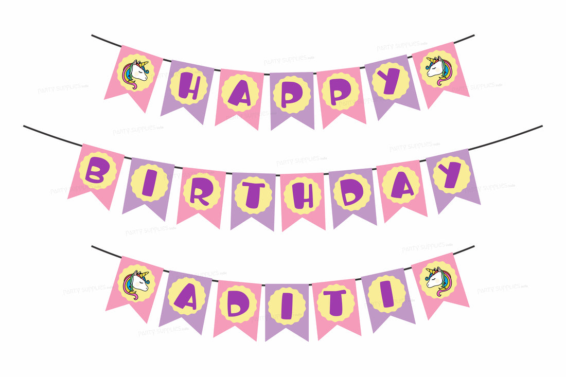 Unicorn Theme Customized Hanging