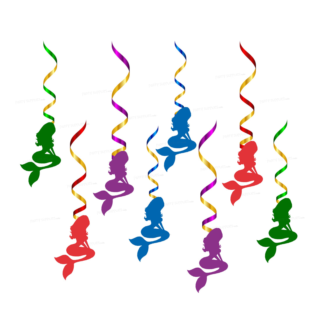 Mermaid Theme Swirls