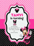 Minnie Mouse Theme Invite - image 1 of 3 | Party Supplies India