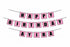 Minnie Mouse Theme Name Flag Hanging - image 1 of 3 | Party Supplies India