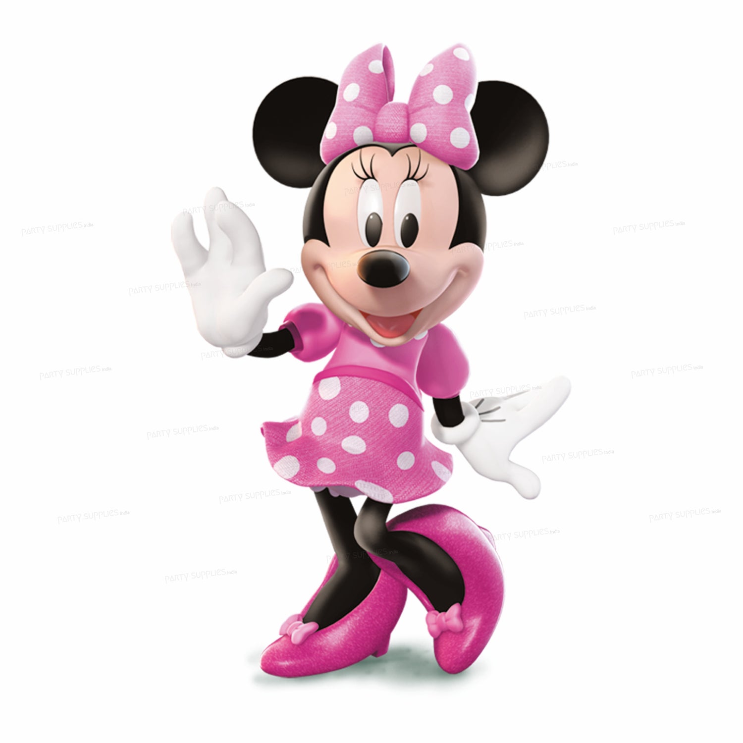 Minnie Mouse Style Pose Theme Cutout – Party Supplies India