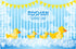 Duck Theme Boy with Name Backdrop - 6X4 fT. - image 1 of 6 | Party Supplies India