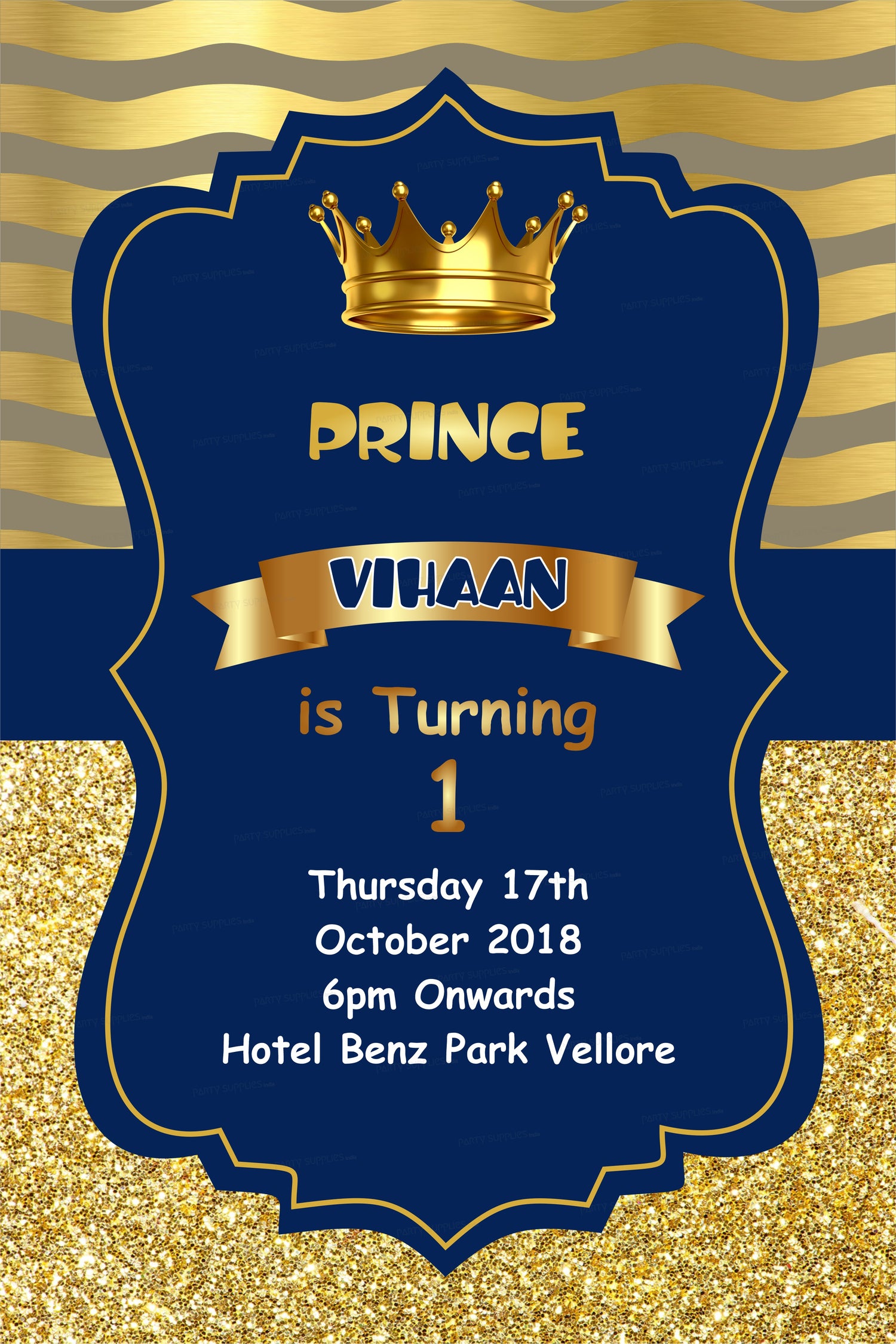 Prince Theme Customized Invite