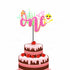Shark Theme Girl Personalized Cake Topper - image 1 of 3 | Party Supplies India