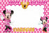 Minnie Mouse Theme with Baby Name Photobooth - image 1 of 3 | Party Supplies India