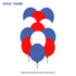 Space Theme Colour 30 Pcs Balloons - image 1 of 2 | Party Supplies India