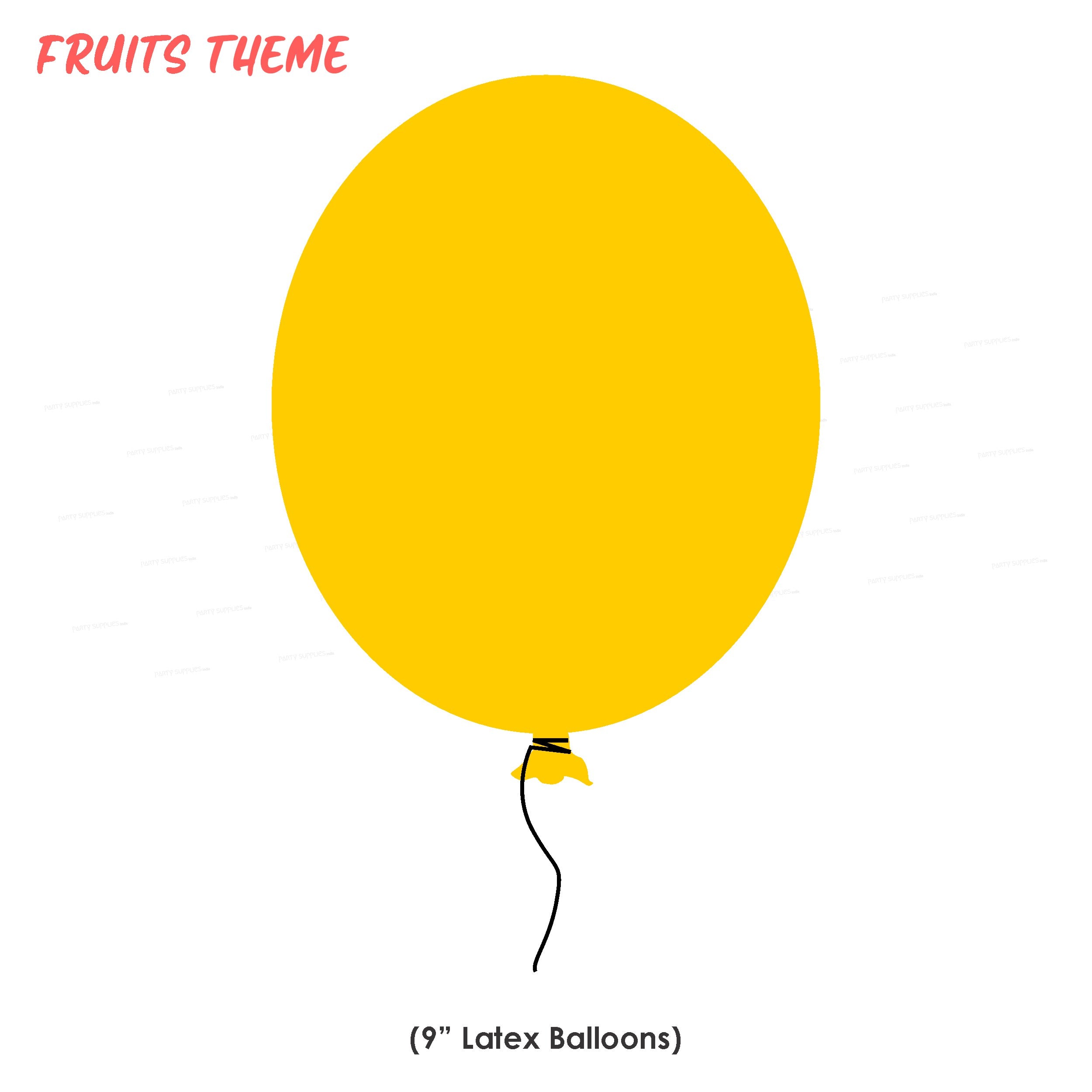 PSI Fruits Theme Colour 30 Pcs. Balloons