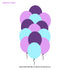 Mermaid Theme Colour 30 Pcs Balloons - image 1 of 2 | Party Supplies India