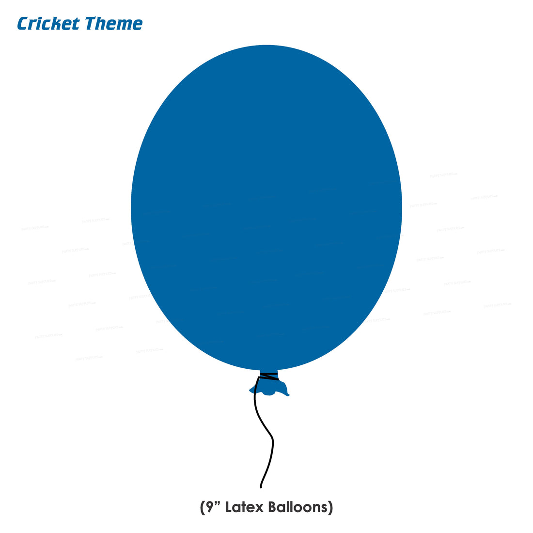 PSI Cricket Theme Colour 30 Pcs Balloons