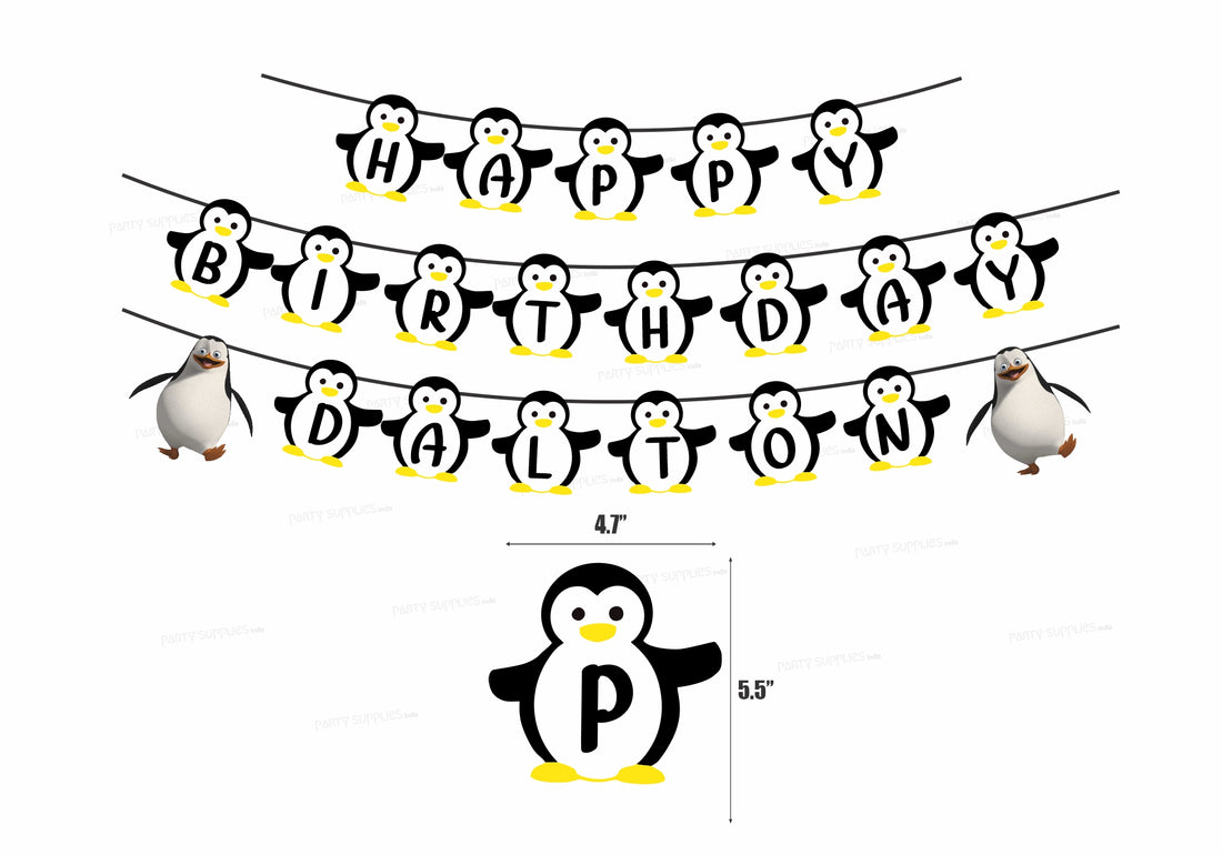 PSI Penguin Theme Personalized Hanging