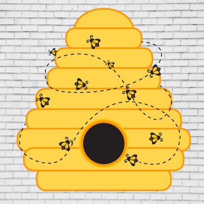 Bumble Bee Theme Cutout BMB-03