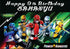 Power Rangers Theme Personalized Backdrop - 6x4 Ft. - image 1 of 7 | Party Supplies India