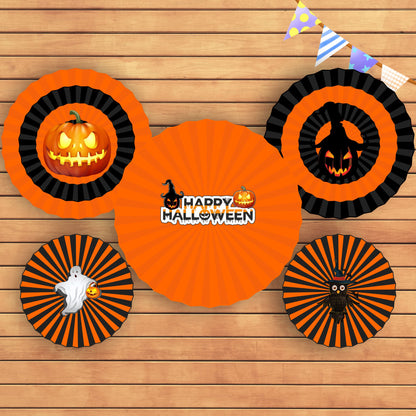 PSI Halloween Theme Paper Fan