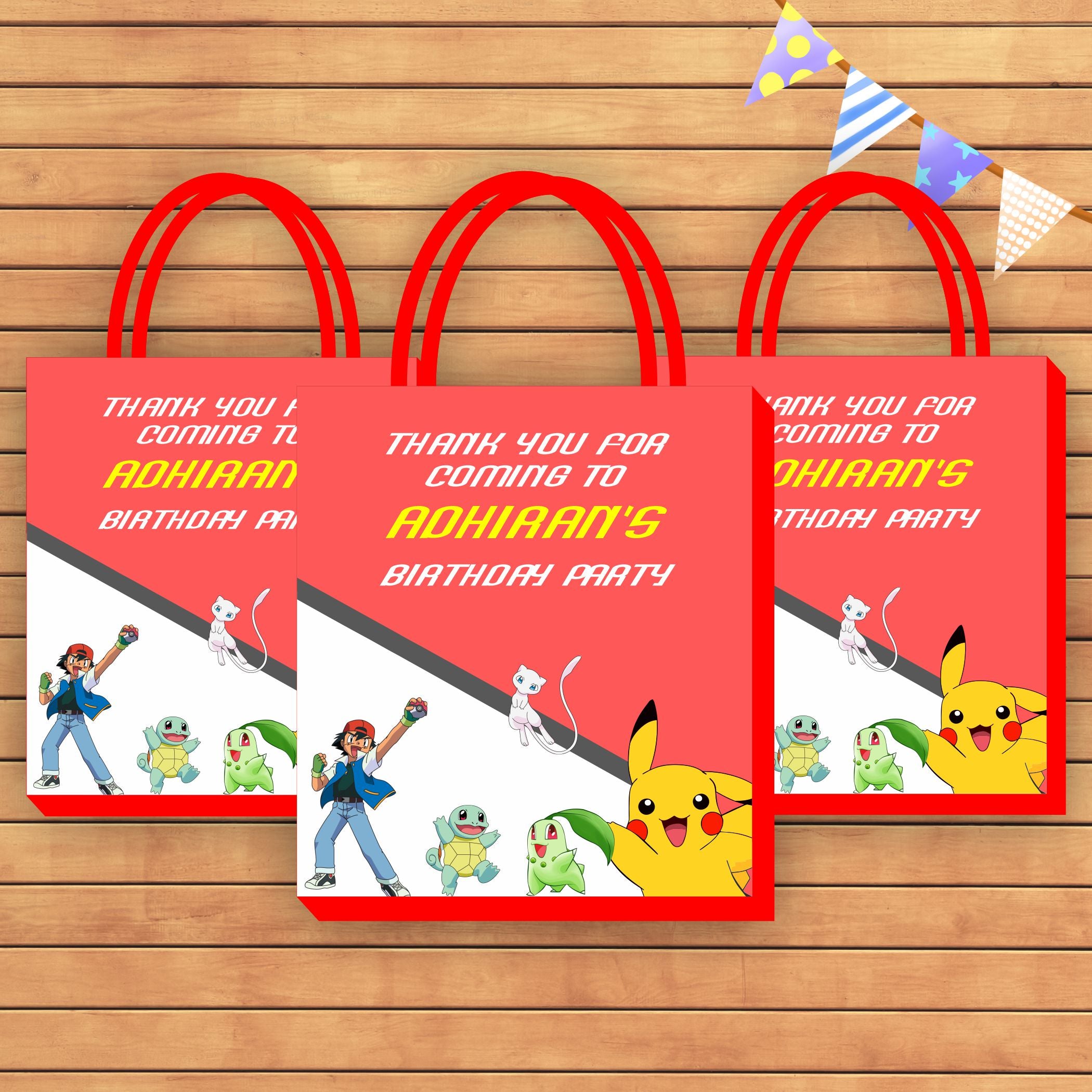 Pokemon Theme Return Gift Bag