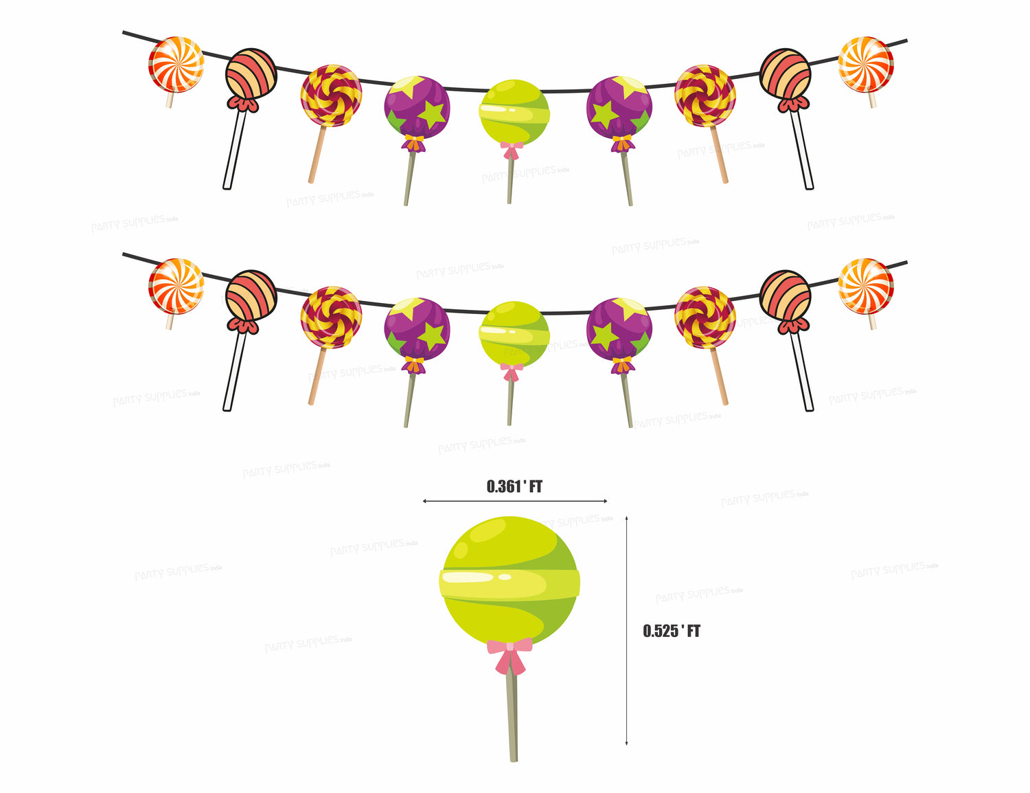 PSI Candy Lollipop Theme Hanging