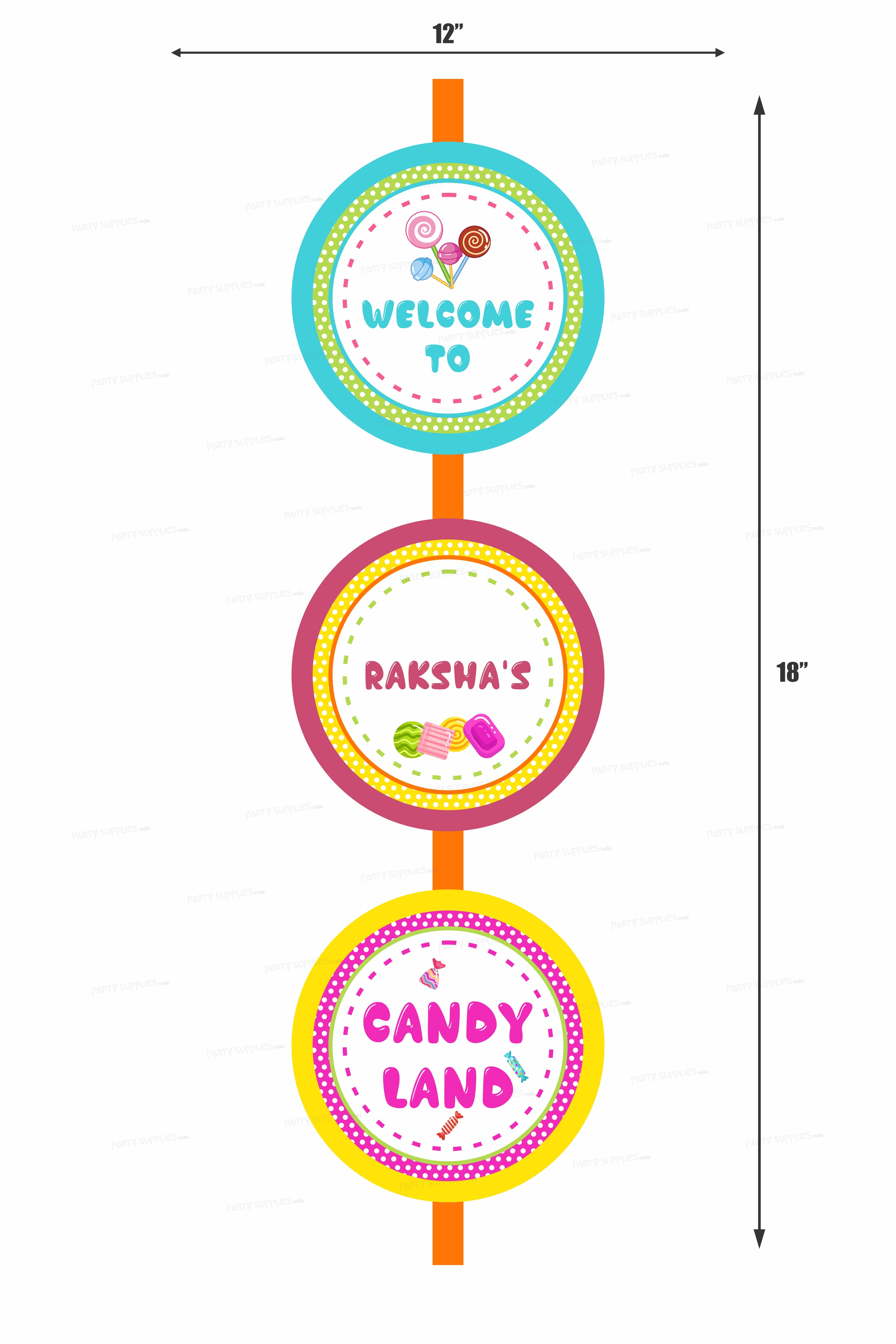 PSI Candy Name Theme Door Poster