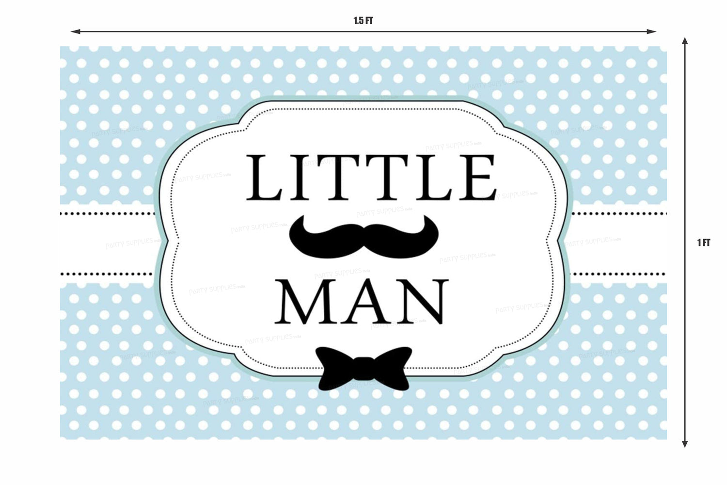 Little Man Theme Customized Welcome Board