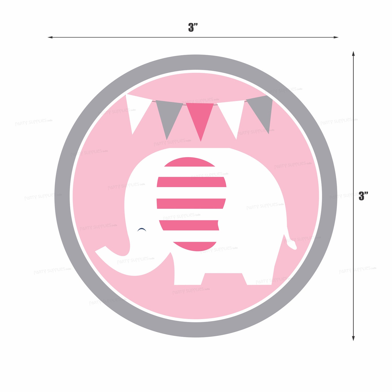 PSI Pink Elephant Theme Dangler