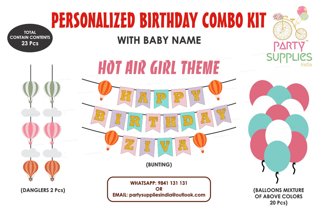 PSI Hot Air Girl Theme Basic Kit